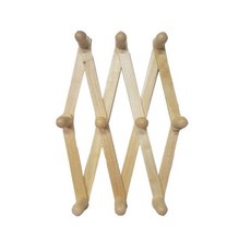[D1-8809105114207] 영수 원목자바라 대 48cm 원목 옷걸이 자바라 접이식 벽걸이 자바라, 1개
