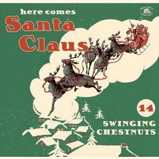 뮤직레코드 크리스마스 캐롤 LP Here Comes Santa Claus: 14 Swinging Chestnuts, [1개]