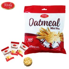 베트남 리치 오트밀 미니바이트 영양 간식 과자 250g 4봉, 미니바이트4봉