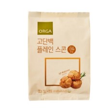 야식 간식 풀무원 올가 고 단백 플레인 스콘 ( 단백질 12g), 3개, 280g