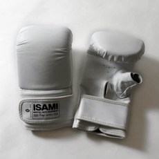 이사미 가죽 펀칭 장갑 RS-001, 화이트, S