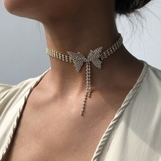 나비 치프 초커 큐빅 목걸이 리뷰후기
