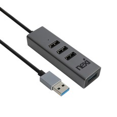 넥시 USB 4포트 허브 NX-U3122P NX1256, 본상품선택