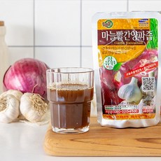 몸이먼저 반응 하는 마늘 빨간 양파활즙, 100개