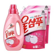울샴푸 오리지널 1L 용기 + 1.4L 리필 2개, 3개