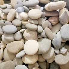 화분자갈 컬러스톤 건재상 강 알 원석 개울 큰 채소 조각 거위 알 등을 말리는 거북이 안뜰 조경 정원 포장 원예용 조경용돌 자갈돌, 6-10cm 2 팩 특별 가격 랜덤