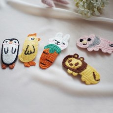 동물나라 캐릭터 머리핀 실핀 헤어핀100913바이올렛JSH