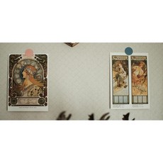 알폰스무하엽서