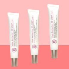 세르망 트리플 프로택션 비비크림 40ml SPF40/PA++ 자외선 차단 결점커버 미백 주름 발림성 부드러움 밀림현상 NO 선물증정, 3개 +마스크팩7매, 1개