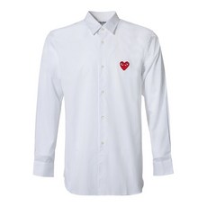 꼼데가르송 하트 와펜 셔츠 P1B002 WHITE 0000032083
