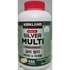 커클랜드 시그니쳐 실버 멀티비타민, 430정, 4개