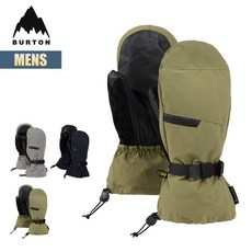 스키 보드 장갑 버튼 로브 남성 23 - 24Burton디럭스 고어텍스 손싸개 W24JP-189951 Mens Deluxe GORE-TEX Mitten 스노우보드 스노보드 스노보, 그레이Heather