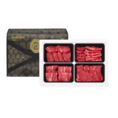 한우선물세트 1.2kg (등심300g+채끝300g+불고기300g+국거리300g), 1세트
