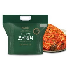 [피코크] 조선호텔 포기김치 8kg (100년의 역사 조선호텔에서 만든 프리미엄 김치!), 1개