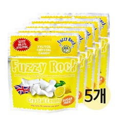 퍼지락 자일리톨 캔디 레몬향, 40g, 5개