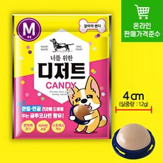 너를위한디저트 강아지사탕 소형견용 관절 연골도움 M, 12g, 10개