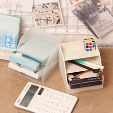 Labo 대각선 책상 데스크 수납 정리함, 아이보리