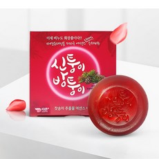 신퉁이방퉁이 바이러스 예방 여드름 아토피 피부염 습진 사마귀 건조증 피부 트러블 질환 개선 클렌징 천연비누, 100g, 1개