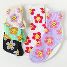 스마일플라워양말