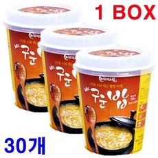 (맛있는)미스터 구운밥(컵) 40gx30개(한박스) 국내산 간편식 누룽지 컵밥 일회용 간식 간편 식사대용 라이스바이오/미스터구운밥컵/40gx30개, 40g, 30개