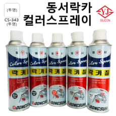 동서 락카 컬러 스프레이 32색, 투명무광색, 420ml, 1개