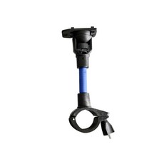 어군 탐지기 낚싯대용 클램프 마운트 경량 액션 카메라 클램프 소형 360 어류 모델 카메라 바다 낚시용 조절식, 금속, 검은색