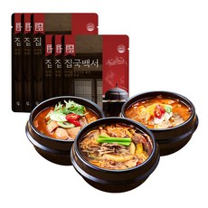 집국백서 매콤 시리즈 (육개장 2팩+김치찌개 2팩+부대찌개 2팩)