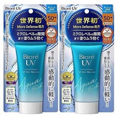 비오레 선크림 워터리젤 에센스 SPF50, 50g, 4개