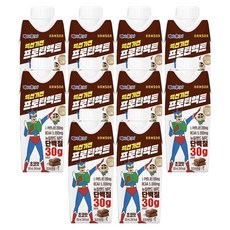 짱구 액션가면 프로틴액트 초코맛 단백질음료 330ml x 6개, 330회분, 10개