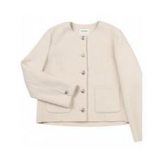 쉬즈미스 울 블렌드 노카라 핸드메이드 자켓 SWHJKO42030 백화점 아울렛 (4207956)