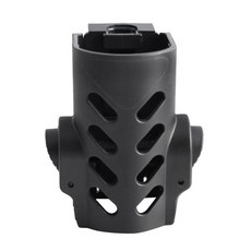 Funda táctica para linterna Funda con Clip para cinturón kit de supervivencia militar bolsa de ilumi, 검정