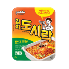 팔도도시락 김치 컵라면 86g, 24개
