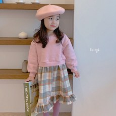 [유아원피스]소녀원피스 겨울 여아원피스 공주드레스 북유럽유아복
