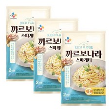 코스트코 CJ 까르보나라 스파게티 2인 (600g) x 3 개, 3개, 600g