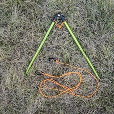 난방 방한 보온 텐트 실나일론 초경량 이너 야외 4 계절 가을 캠핑 알루미늄 합금 42cm A 모양 연장 막대 2 인용 40D 500g