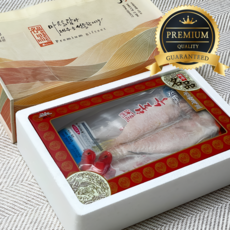 [프리미엄선물] 제주청정 고급생선 반건조 자연산 옥돔 선물세트, 1세트, 1kg(3마리)