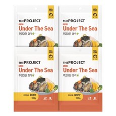 펫러닝 강아지 더프로젝트 PLAN2 언더더씨 후코이단 자연화식, 황태맛, 100g, 4개