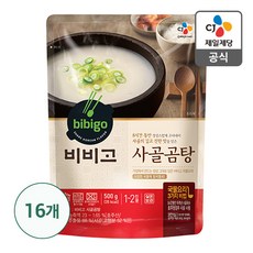 비비고 사골곰탕, 500g, 16개