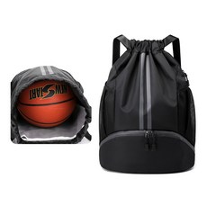 네오코코 축구공 농구공 가방 볼백 스포츠 다용도 백팩, 블랙, 1개
