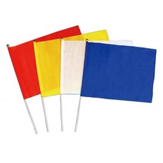 응원깃발(40x30cm) 10개묶음/259152/운동회 체육대회, 흰색, 10개