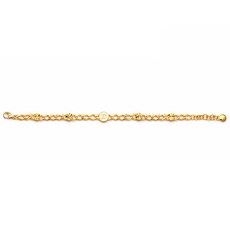BNBGOLD [비앤비골드] 24K 순금 원형D 꼬임 체인 팔찌 18.75g