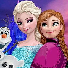 Youngpin "Frozen"Anna and Elsa Art 포스터 인쇄 프레임리스 20x20 인치