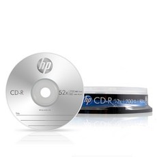 [HP] CD-R 52배속 700MB [케익/10매], 단품, 1개