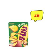 오리온 무뚝뚝 고구마칩, 96g, 4개