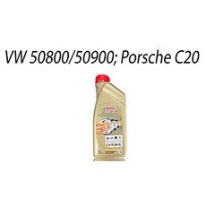 Castrol 엔진오일합성유 합성 오토바이 올뉴카니발 스파크 올뉴쏘렌토캐스트롤 Edge 프로페셔널 리터리터 IV FE 0 W 20 1x1 리터 VW 5080050900 Porsche C20-62733, 단일옵션, 단일옵션