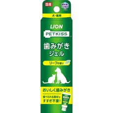 일본직송 사자LION PETKISS 반려동물애견 강아지 고양이 치약 40g, 1개