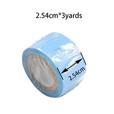 레이스 프론트 블루 양면 가발 테이프 헤어 익스텐션 접착 스타일링 도구 0.8-2.54cm 너비, 1개, 4) 2.54cm width 1pcs - 3 Yards