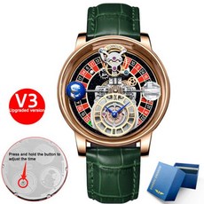 Montre 남성 도박 디스크 PINDU DESIGN 시계 탑 럭셔리 제이콥앤코 천문학용 쿼츠 룰렛 베이스월드