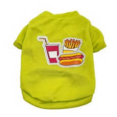 강아지 고양이 여름옷 애견 애완 동물 개 의류 조끼 셔츠 T 부드러운 맨투맨 치와와 요크셔 개를 위해, 1개