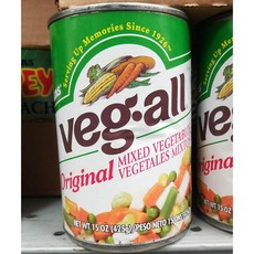 Vegall Original mixed vegetables 베지올 오리지널 믹스 베지터블 혼합 야채 통조림 15oz(425g) 2개